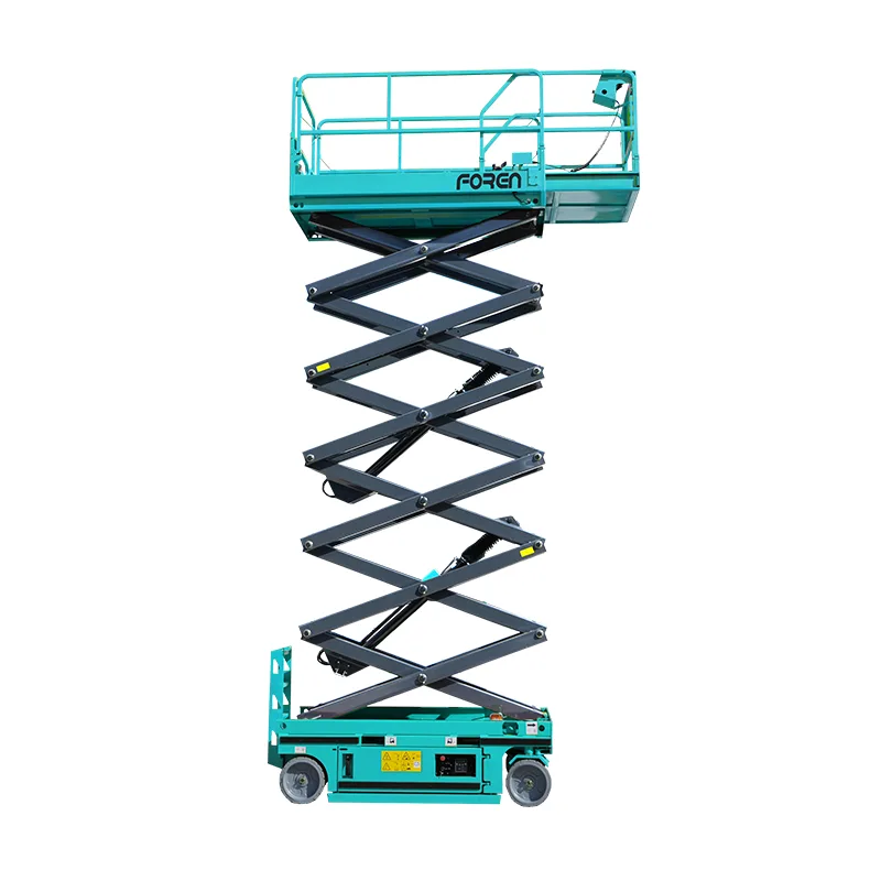 Elevador elétrico autopropelido tipo tesoura de 12m